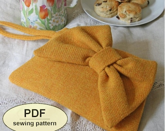 Sewing pattern to make the Bon Bon Clutch Purse - PDF pattern INSTANT DOWNLOAD