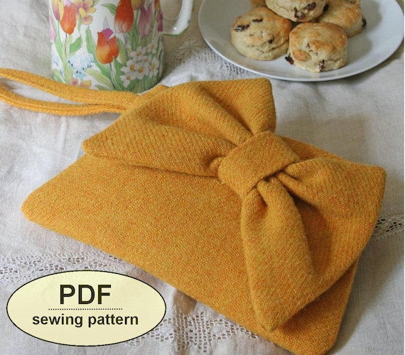 Sewing pattern to make the Bon Bon Clutch Purse - PDF pattern INSTANT DOWNLOAD