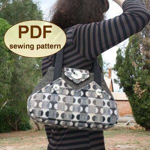 Sewing pattern to make the Exchange Bag - PDF pattern INSTANT DOWNLOAD