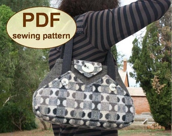 Sewing pattern to make the Exchange Bag - PDF pattern INSTANT DOWNLOAD