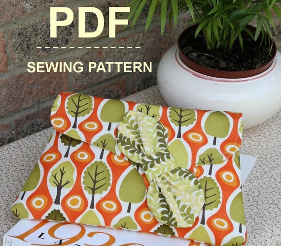 Sewing pattern to make the Dorothy Clutch Bag - PDF pattern INSTANT DOWNLOAD