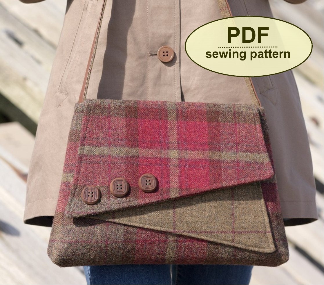 Handbag PDF Sewing Pattern Vintage Style, 40s Inspired Sewing Tutorial