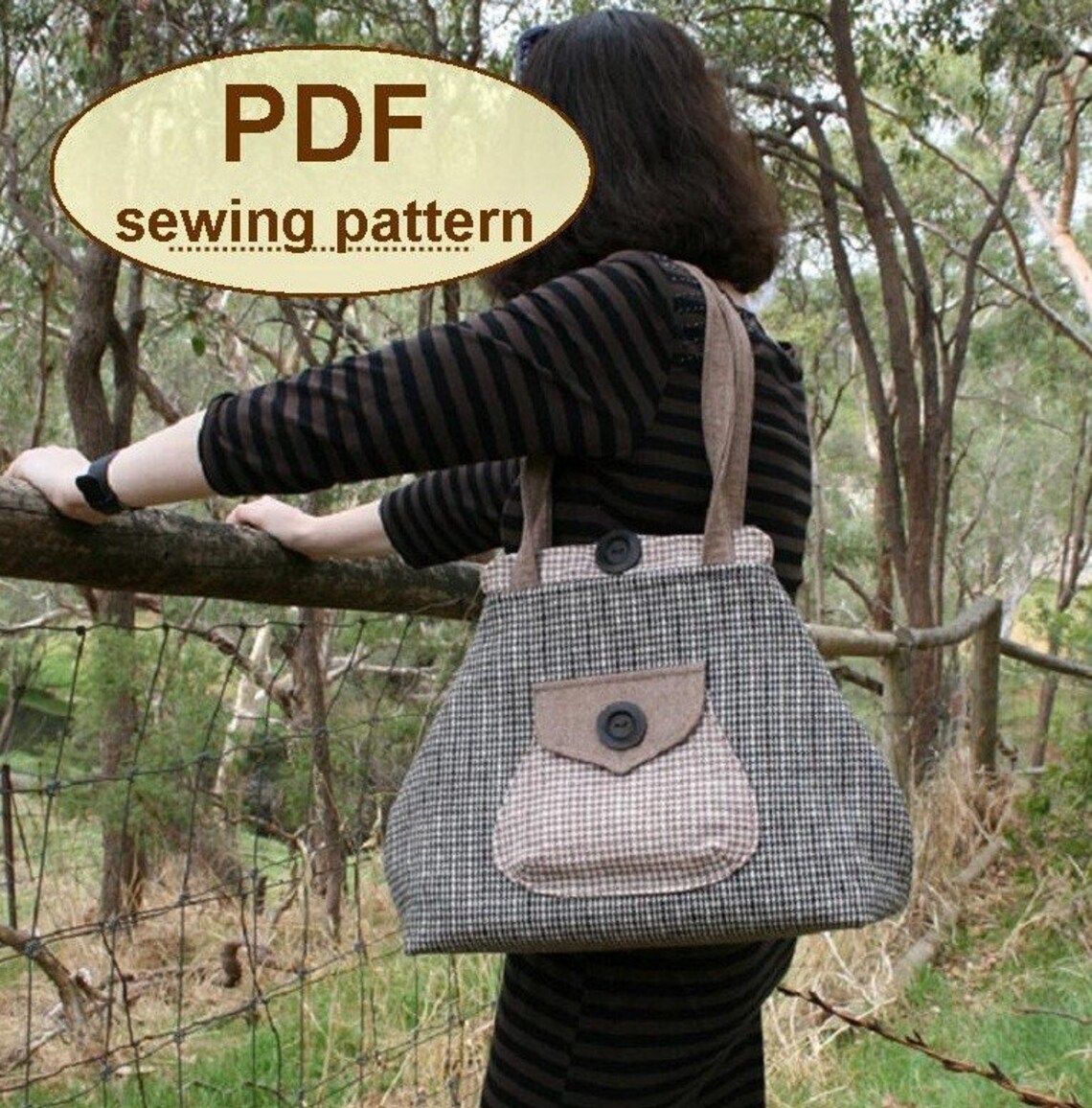 Sewing pattern to make the Premium Bond Bag PDF sewing Etsy Canada