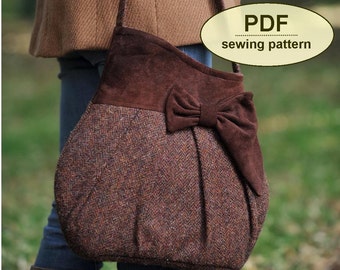 New: Sewing pattern to make the Brief Encounter Bag - PDF pattern INSTANT DOWNLOAD