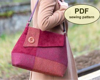 New: Sewing pattern to make the Brockford Bag - PDF pattern INSTANT DOWNLOAD