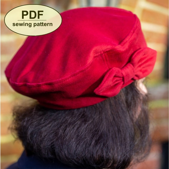 Beret SEWING PATTERN, Digital File, Retro Style Beret Hat, Instant  Download, Lavenham Beret Sewing Pattern, Three Sizes Included - Etsy