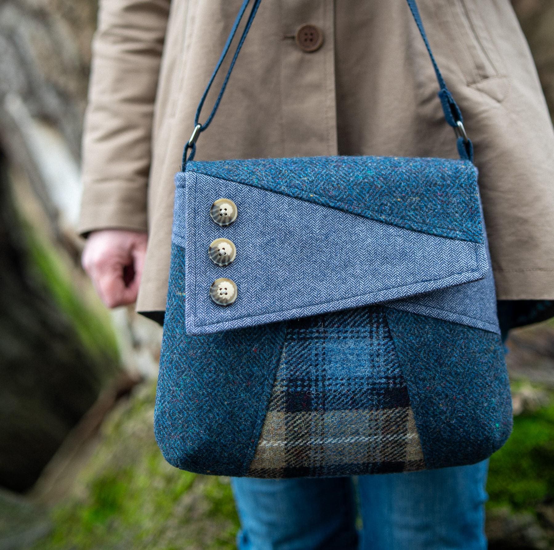 New: Messenger Bag PDF SEWING PATTERN, Covehithe Vintage Inspired