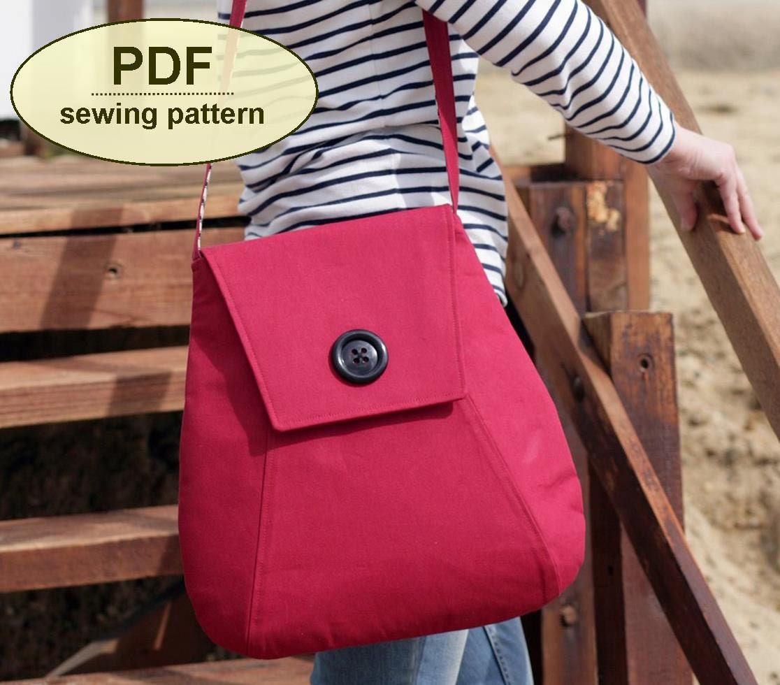 New: Sewing pattern for Caistor Courier Bag - PDF pattern INSTANT DOWNLOAD  - messenger bag
