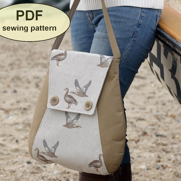 New: Sewing pattern for Caistor Courier Bag - PDF pattern INSTANT DOWNLOAD - messenger bag