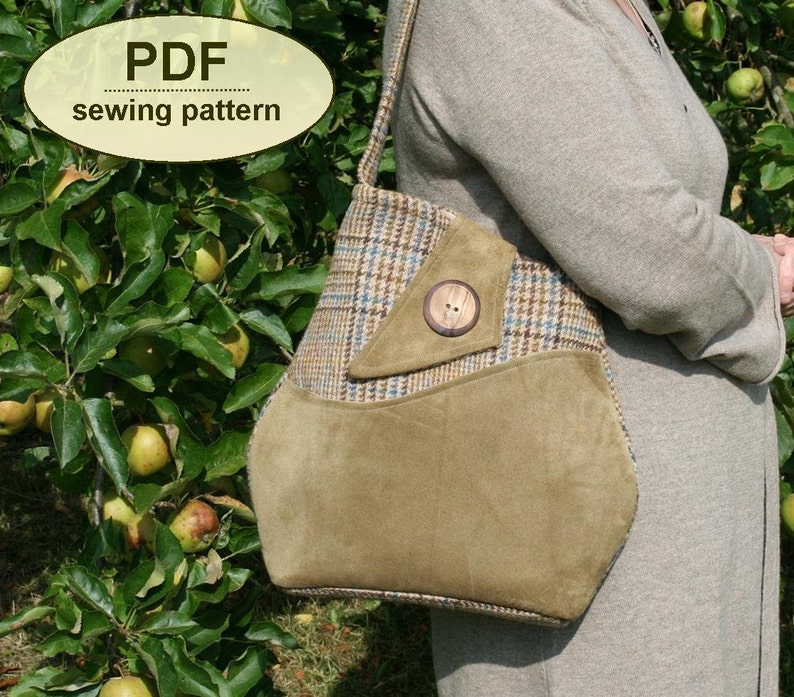 Sewing pattern to make the Brideshead Bag PDF pattern INSTANT DOWNLOAD image 1