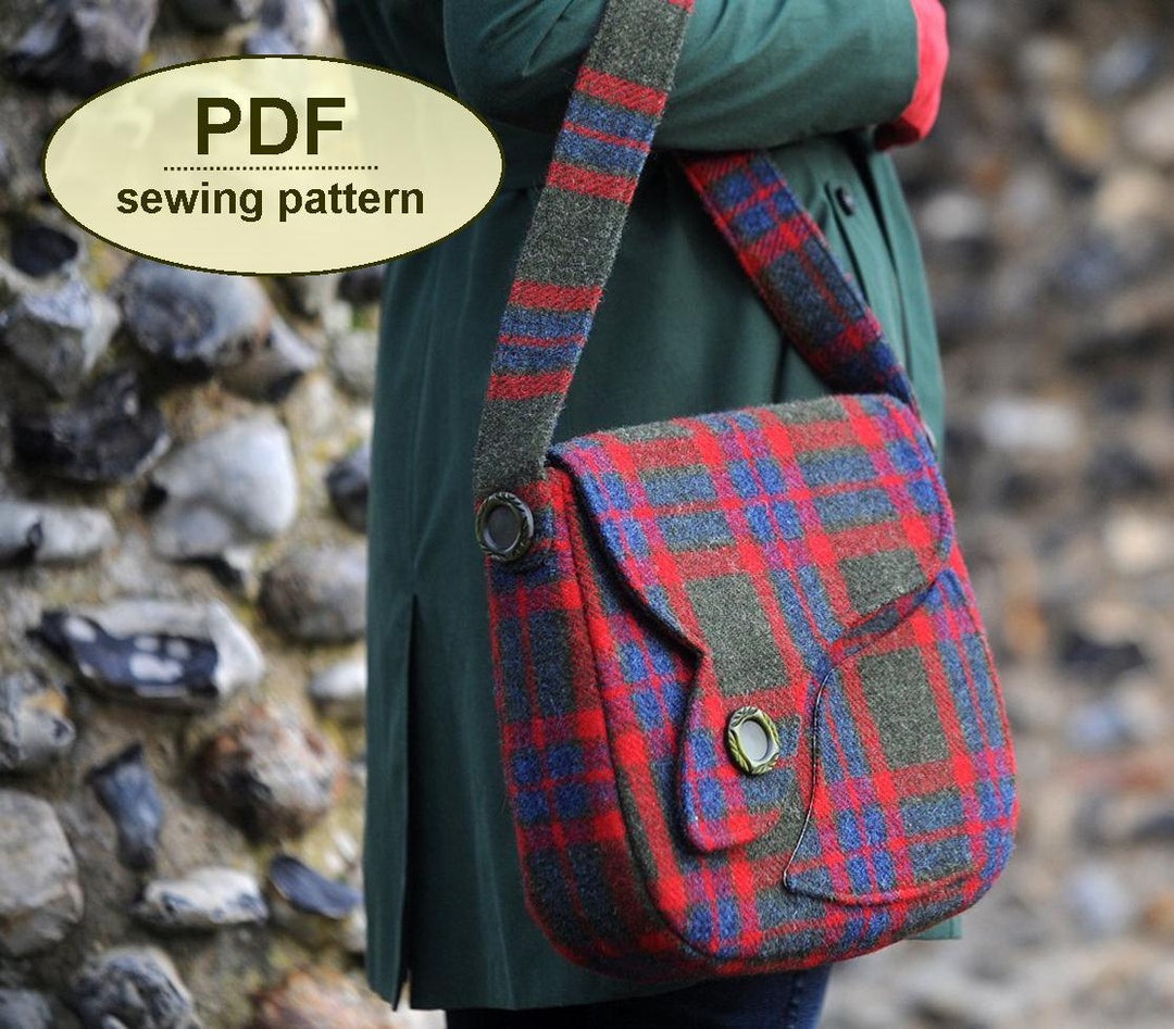 Sewing Pattern to Make the Sudbury Saddle Bag - PDF Pattern INSTANT ...