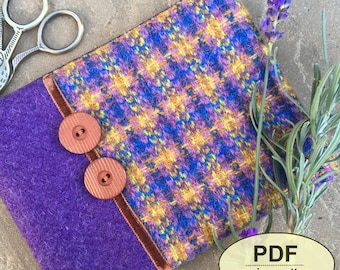 Small purse sewing pattern, PDF templates and instructions for three styles of plain 2-part purse, inspiration for trims, DIY sewing craft