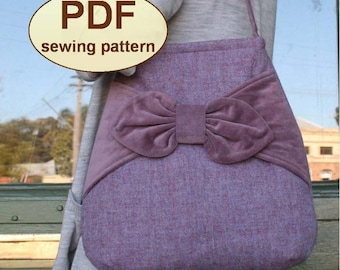 Sewing pattern to make the Village Post Bag - PDF sewing pattern INSTANT DOWNLOAD