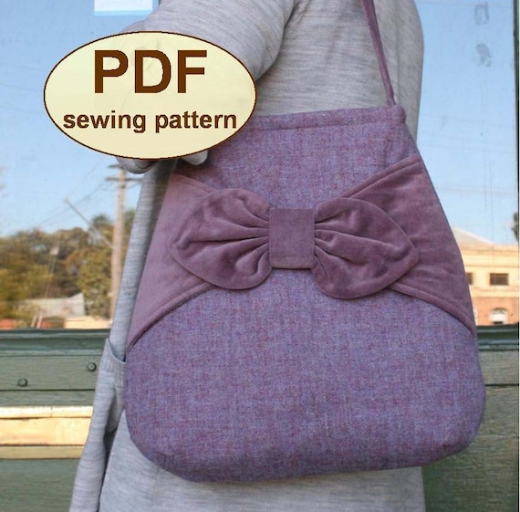 Sewing pattern to make the Village Post Bag - PDF sewing pattern INSTANT DOWNLOAD