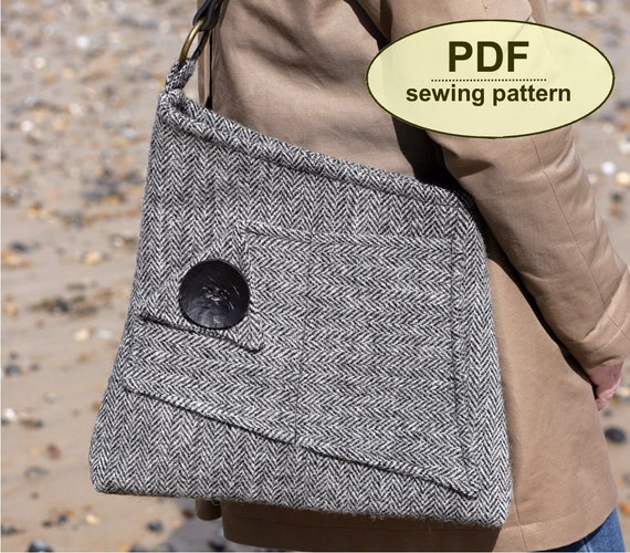 New: Sewing pattern to make the Salthouse Bag - PDF pattern INSTANT DOWNLOAD