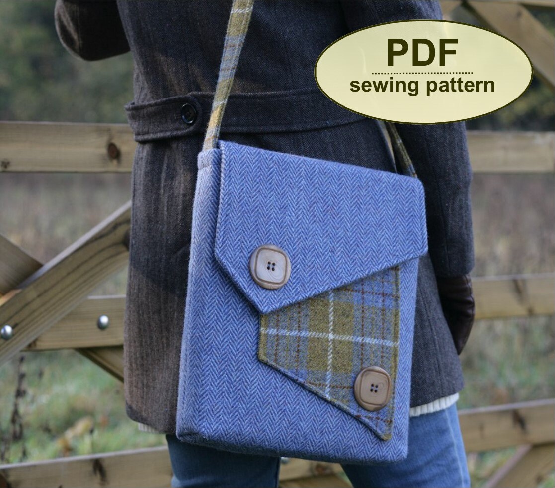 NEW Sewing pattern to make the Morston Quay Messenger Bag