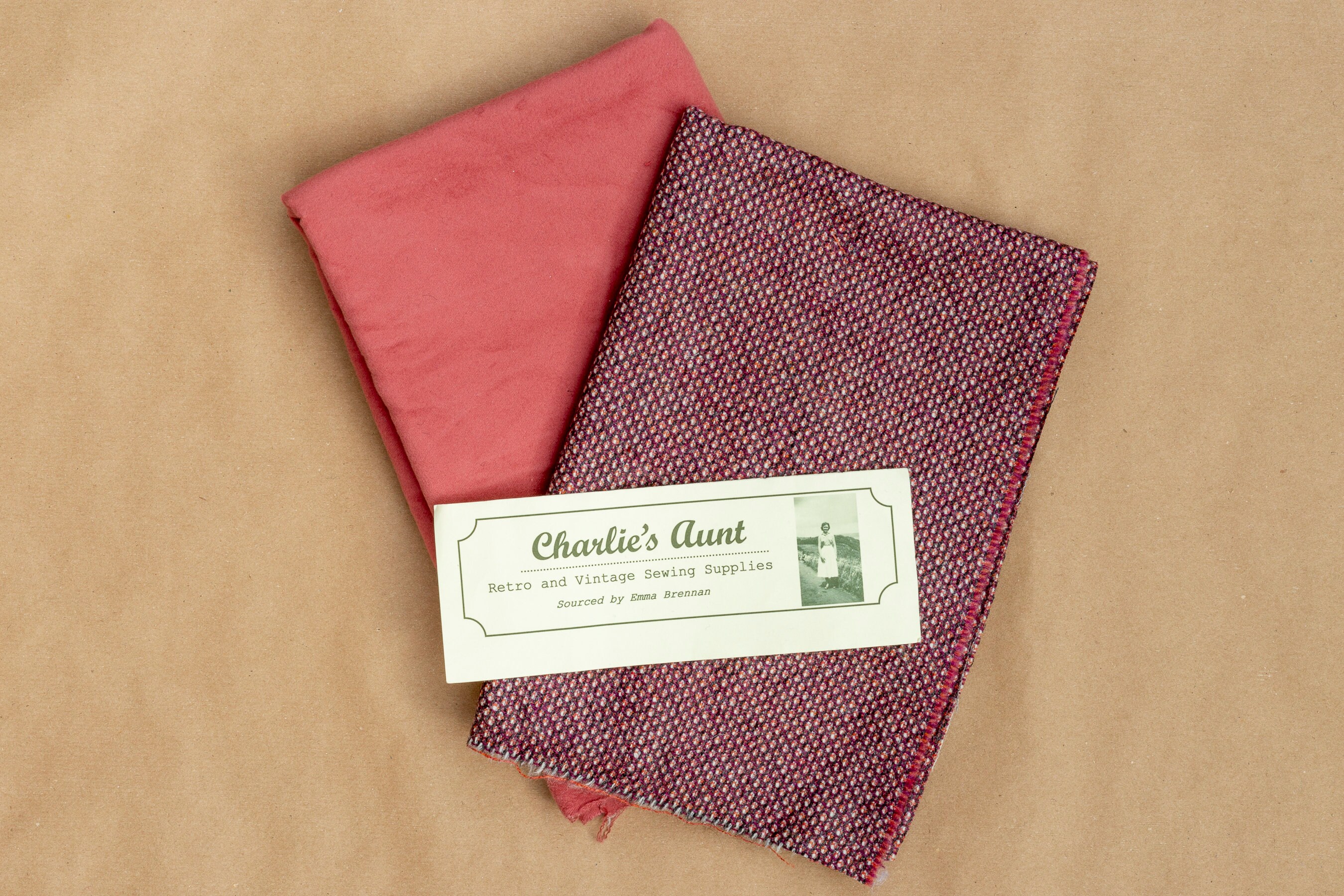 Oneoff fabric pack with a trio of British fabrics including wool