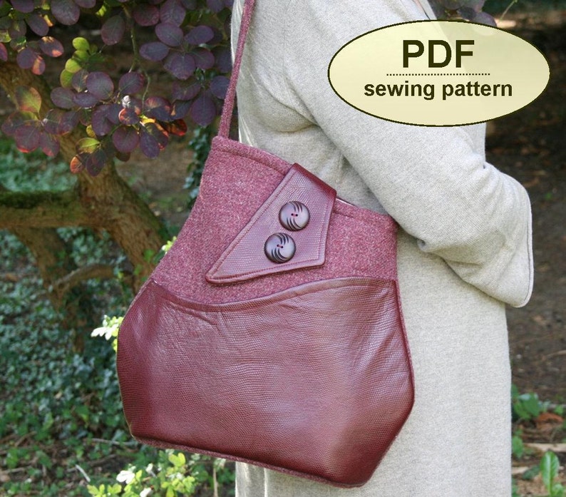 Sewing pattern to make the Brideshead Bag PDF pattern INSTANT DOWNLOAD image 2