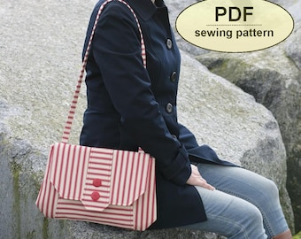 New: Sewing pattern to make the Chattisham Clutch Bag - PDF pattern INSTANT DOWNLOAD