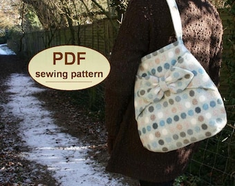 Sewing pattern to make the Village Post Bag  - PDF pattern INSTANT DOWNLOAD