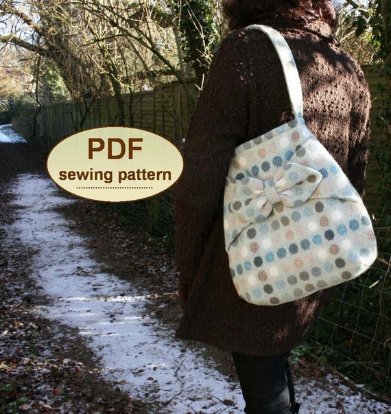 Sewing pattern to make the Village Post Bag  - PDF pattern INSTANT DOWNLOAD