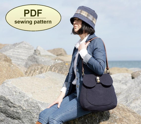 New: Sewing pattern to make the Titchwell Bag - PDF pattern INSTANT DOWNLOAD