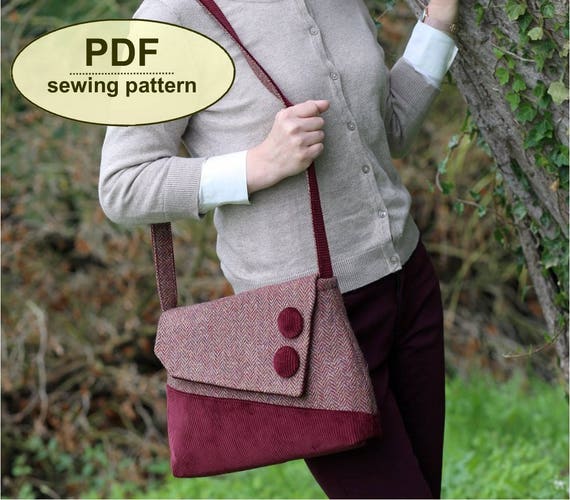 New: Sewing pattern to make the Sedgeford Bag - PDF pattern INSTANT DOWNLOAD