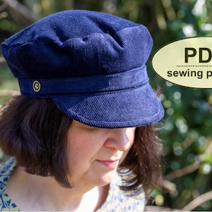 Worthington Cap Sewing Pattern: Vintage Mariner Style (PDF Pattern)