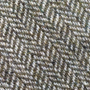 Tweed fabric, 0.5 yard of classic herringbone weave, high quality fabric, pale pink, olive green, navy or Airforce blue, bag or hat making image 6