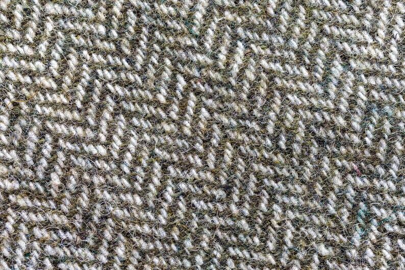 Tweed fabric, 0.5 yard of classic herringbone weave, high quality fabric, pale pink, olive green, navy or Airforce blue, bag or hat making image 6