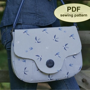 Sewing pattern, Weybourne Bag, PDF pattern, INSTANT DOWNLOAD