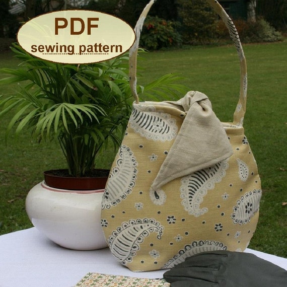 Sewing pattern to make the Sophia Bag - PDF pattern INSTANT DOWNLOAD