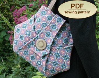 Sewing pattern to make the Kitchen Garden Bag - PDF pattern INSTANT DOWNLOAD