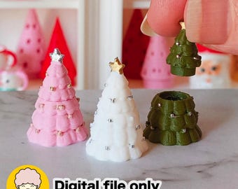 1:12 Christmas Tree Cookie Jar File - 3D printable STL for dollhouses
