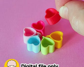 Heart Shaped 1 12 scale mug - Digital STL file for 3D printers