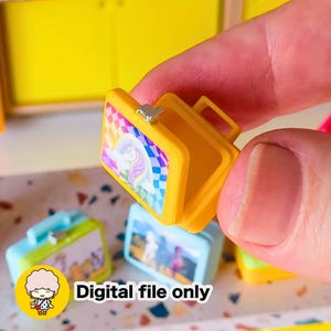 1:12 Opening Lunchbox - Retro Dollhouse STL File