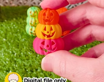 Blowmold Jack O Lantern STL - 1:12 Scale Digital STL File