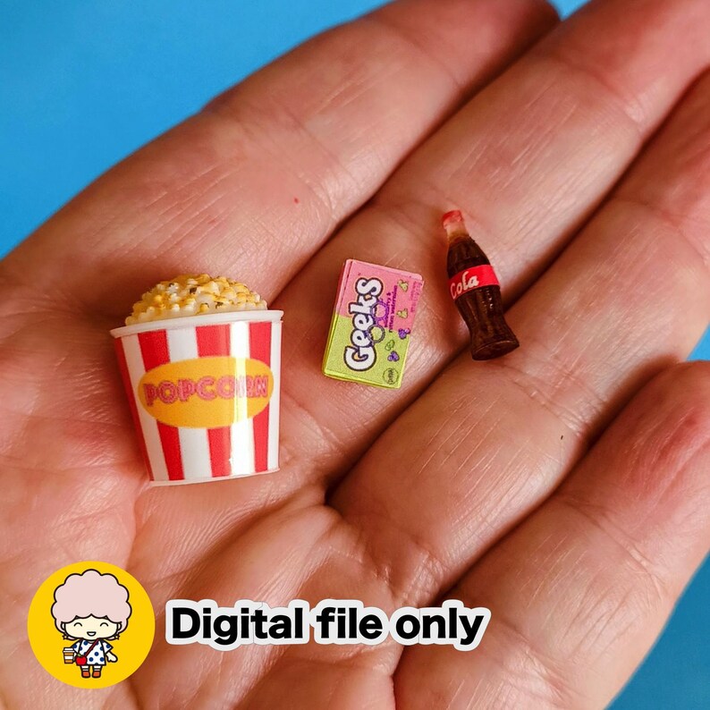 3D Print Video Shop Book Nook Kit - Miniature STL Bundle in 1:12 scale