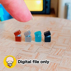 1:12 Dollhouse Lighter - Digital STL file