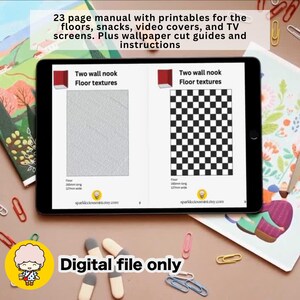 3D Print Video Shop Book Nook Kit - Miniature STL Bundle in 1:12 scale