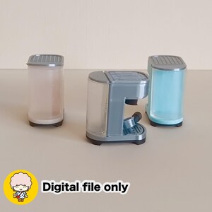 Dollhouse Mini Espresso Maker - Digital STL File