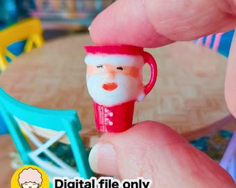 1:12 Dollhouse Santa Pitcher - STL Dollhouse Prop