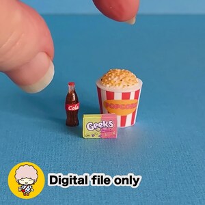 3D Print Video Shop Book Nook Kit - Miniature STL Bundle in 1:12 scale