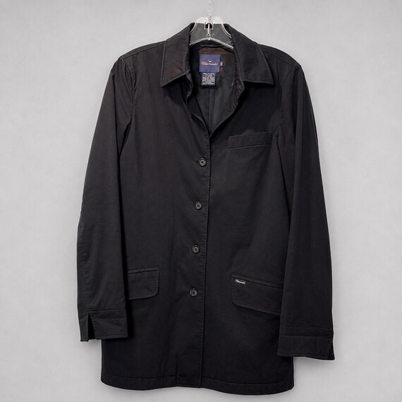 Façonnable, Vintage Façonnable Navy Blue Rain Coat XS French Designer Jacket