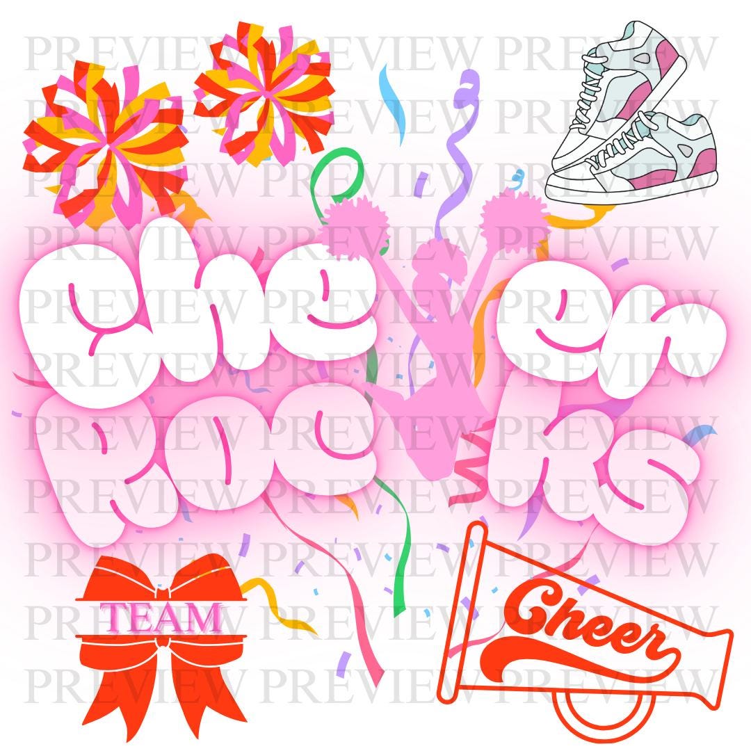 Cheer Rocks PNG | Cheerleading Sublimation Design | Cheerleader Clipart ...