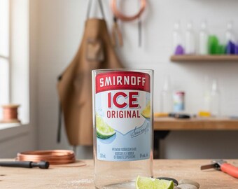 Handcrafted Beer Bottle Glass - Smirnoff Ice Original 330ml