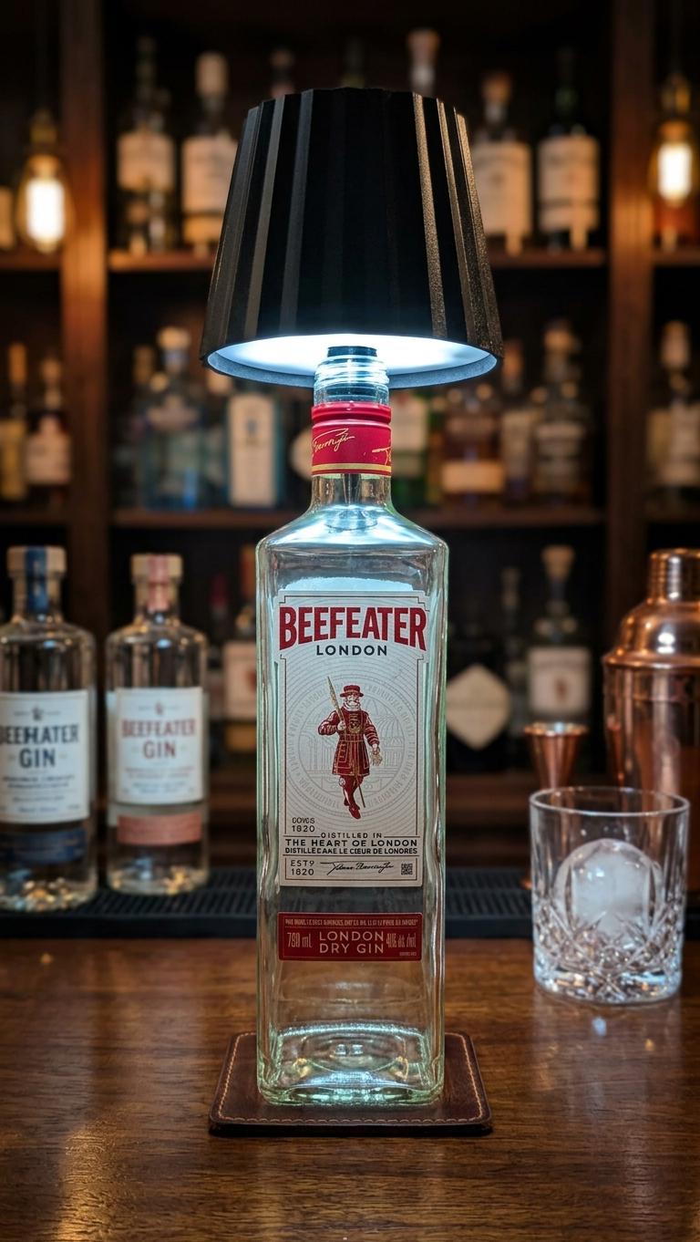 Vintage Beefeater Bottle - Etsy