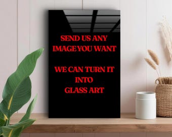 Impresión fotográfica personalizada sobre vidrio: decoración de pared personalizada