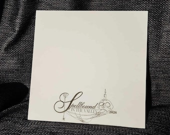 Laser Engraved Custom Canvas Signing Board: Author Convention Keepsake