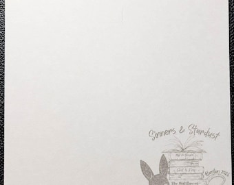 Laser Engraved Custom Canvas Signing Board: Author Convention Keepsake